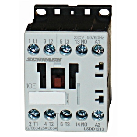 Contactor 5,5kW/400V 1ND AC230 Schrack